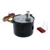 50KTYZ Permanent magnet motor AC 220V speed reducer motors controllable positive and negative inversion 6W (Size : 110rpm) view 2