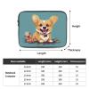Funny Animal Corgi Laptop Sleeve Case 10 inch Laptop Bag Shockproof Protective Notebook Case Computer Carrying Bag Case view 2