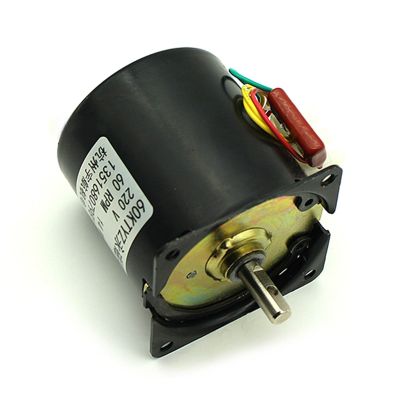 60KTYZ Gear Motor 2.5/5/10/15/20/30/40/60/80/110 RPM Low Noise Gearbox Electric Motor High 220v AC Motor (Size : 20rpm)