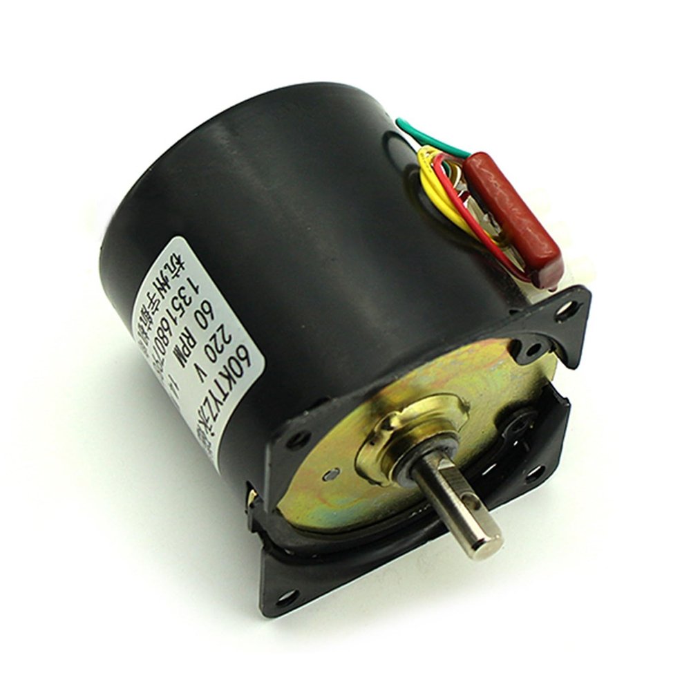 60KTYZ Gear Motor 2.5/5/10/15/20/30/40/60/80/110 RPM Low Noise Gearbox Electric Motor High 220v AC Motor (Size : 20rpm)