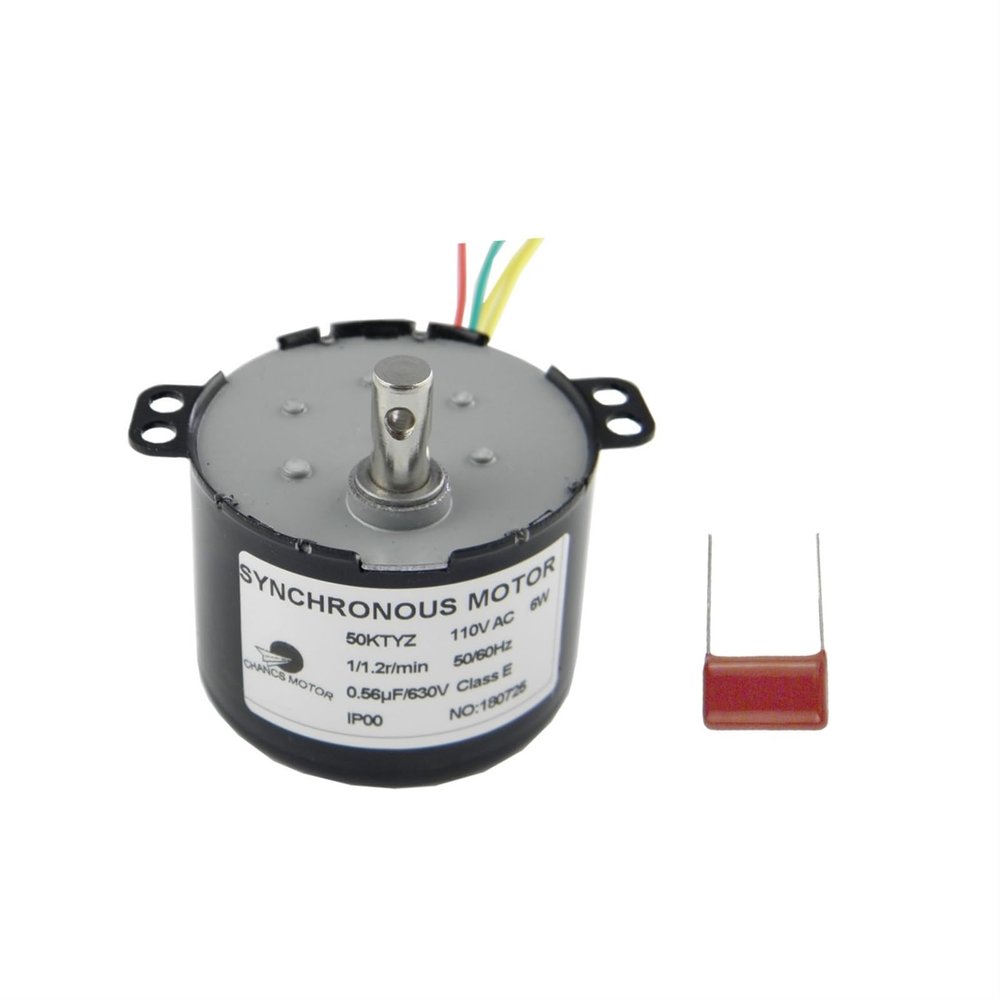 AC Gear Motor 50KTYZ AC 110V 220V 2.5-3RPM 10-12RPM 100-120RPM 6W Gear Box Manufactures (Size : 220V 20-24rpm)