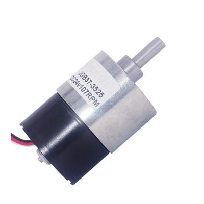 12V/24V DC Brushless Gear Motor JGB37-3525 Speed Regulating Motor 12RPM 22RPM 35RPM 45RPM 66RPM 200RPM 600RPM 960RPM Reversible (Size : 45rpm, Color : 24V)