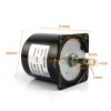 1PC 60KTYZ Permanent Magnet Motor AC 220V 14W Gear Motor 2.5/5/10/15/20/30/50/60/80/110rpm (Size : 80rpm) view 3