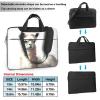 Dwrepo Llama Print Laptop Bag With Shoulder Strap Computer Bag Slim Handbag for Women Men 13 inch, Black view 2