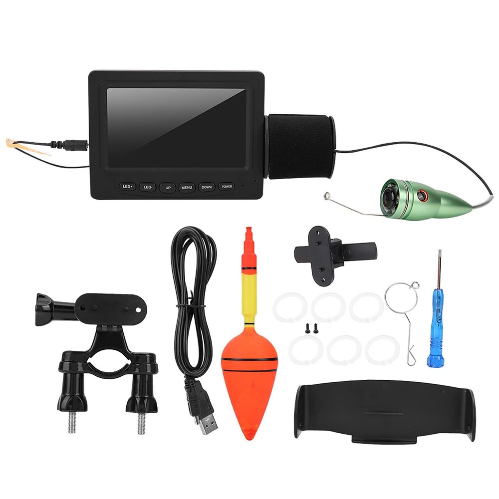 MUNEFE Fish Finder Camera, Ice Fishin Camera, Fish Finder Ice Fishin, Suitable for Allowin You To Easily Spot Fish and derwater Structures