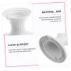 Gadpiparty Desktop Speaker Holder Rack for Practical Audio Stand with Cable Management Easy Installation Compatible with Apple Devices White view 3