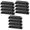 HOMSFOU 12pcs Cable Organizer Clips for Efficient Wire Management Adhesive for Home Office and Car Easy to Install Compact Design for Tidy Spaces view 1