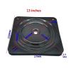 SBTRKT Universal Turntable Rotary Table Bearing Full Bead 6 Inch -14 Inch Thickened Square Iron Turntable Chair Sofa Base Turntable (Color : 13 inches) view 2