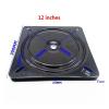 Universal Turntable Rotary Table Bearing Full Bead 6 Inch -14 Inch Thickened Square Iron Turntable Chair Sofa Base Turntable (Color : 12 inches) view 2