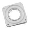 SBTRKT 3 Inch Square 360 Degree Rotating Turntable Hardware Fitting Bearing Iron White for Dining Table Furniture Plates Desk Home view 1