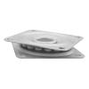 SBTRKT 3 Inch Square 360 Degree Rotating Turntable Hardware Fitting Bearing Iron White for Dining Table Furniture Plates Desk Home view 2