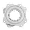 SBTRKT 3 Inch Square 360 Degree Rotating Turntable Hardware Fitting Bearing Iron White for Dining Table Furniture Plates Desk Home view 4