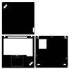 Pre-Cut Laptop Black Carbon Fiber 1PCS Top+1PCS Palmrest+1PCS Bottom Skin Sticker Vinyl Cover Film for 2022 Lenovo Thinkpad T14S Gen 3 view 1