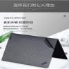 Pre-Cut Laptop Black Carbon Fiber 1PCS Top+1PCS Palmrest+1PCS Bottom Skin Sticker Vinyl Cover Film for 2022 Lenovo Thinkpad T14S Gen 3 view 3