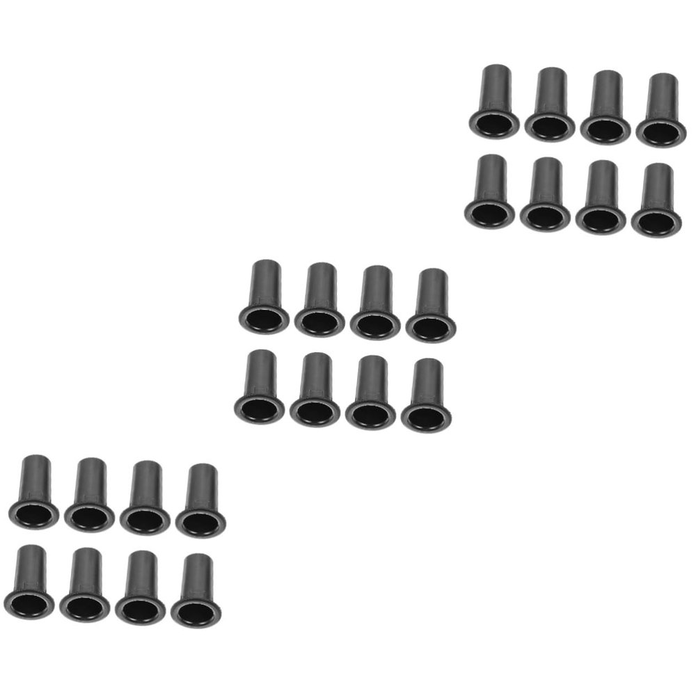 Hemoton 24pcs Abs Speaker Port Tube for Improved Bass Response Standard Mount for Easy Installation Polished for Safe Use for Woofer Box Sound Quality