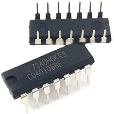Lot de 10 gchettes CD40106 CD40106BE Six Schmitt DIP-14
