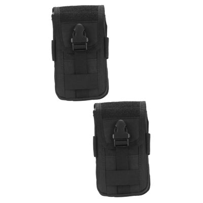 VANZACK 2pcs Smartphone Waist Pouch Bag Breathable Material for Sports Running Gym Hiking