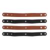 Aqur2020 4pcs Leather Whip Holster Black Brown Color Handmade Whips Holder Suitable for Horse Riding Whips Crops view 1