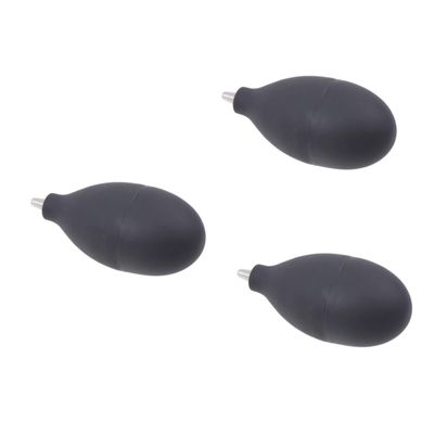 OSALADI 3pcs Elastic Soft Environmental Friendly Rubber Air Blower Pump Blower for Camera Phone Watch Keyboard Lens