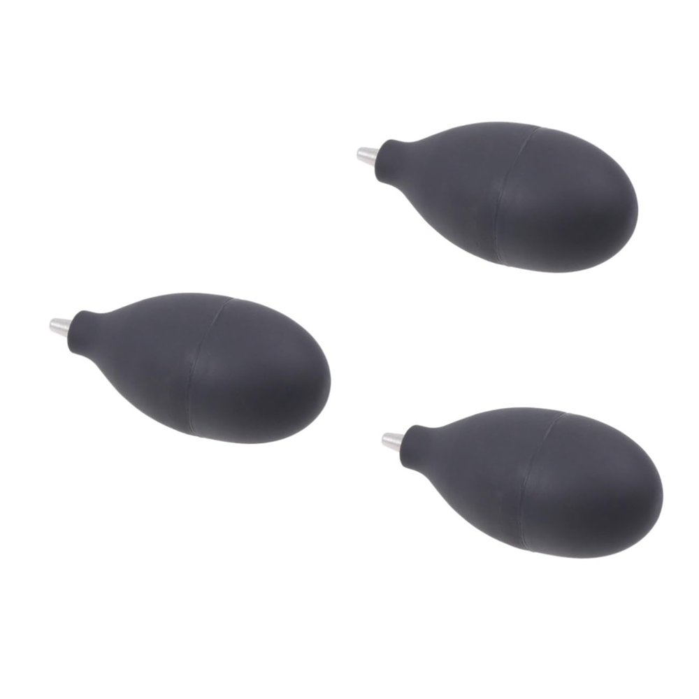 OSALADI 3pcs Elastic Soft Environmental Friendly Rubber Air Blower Pump Blower for Camera Phone Watch Keyboard Lens