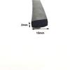 Cosyhat XLJP 1Pc EPDM Sponge Sealing Strip Width 5mm/ 6/8 /9/10/ 12/ 15mm EPDM Rubber Foaming Sealing Strips Flat Square Strip Distribution Cabinet Box (Color : 15mmX2mm, Size : Length 1M) view 3