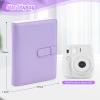 Ablus 256 Pockets Photo Album for Polaroid Snap SnapTouch Zip Mint Cameras Printers, Fujifilm Instax Mini 11 90 9 8+ 8 7S 70 50S 26 25 LiPlay Instant Camera Film, Mini Link SP-1 Printer (Purple) view 2