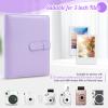 Ablus 256 Pockets Photo Album for Polaroid Snap SnapTouch Zip Mint Cameras Printers, Fujifilm Instax Mini 11 90 9 8+ 8 7S 70 50S 26 25 LiPlay Instant Camera Film, Mini Link SP-1 Printer (Purple) view 4