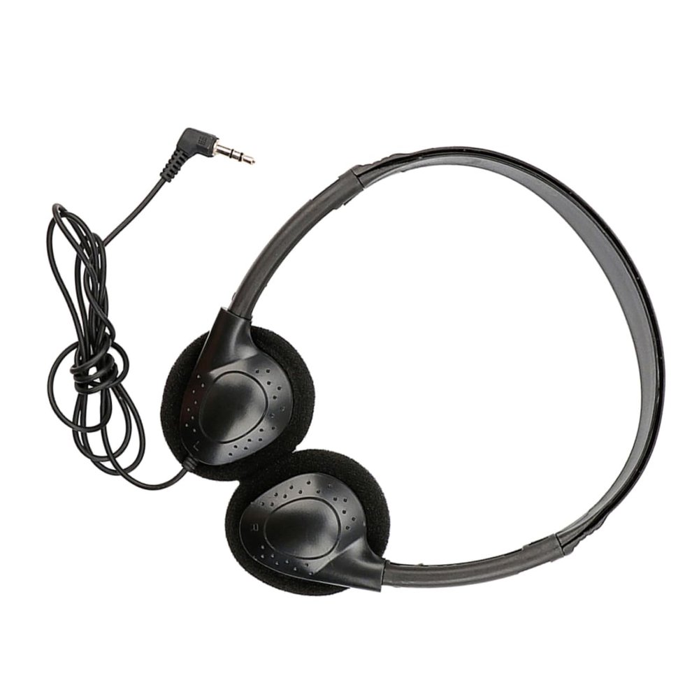 Homoyoyo Earphone Headset Headphones Wired Head Phones Noise Cancelling Headphones Comfortable Gaming Headphone Headphones for Women Black Headphones Musical Instrument Plastic Over-The-Ear