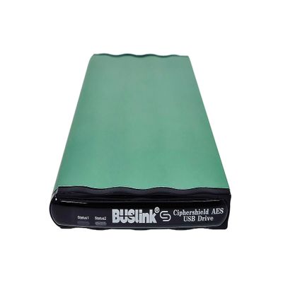 DSE-500SDG2AS 500GB SSD USB A 3.2 Gen 2/eSATA CipherShield FIPS 140-2 256-bit AES HIPAA Hardware Encrypted External Portable Slim Drive