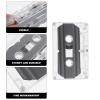 OSALADI 4pcs Low Noise Audio Cassette Tape for Music and Blank Magnetic Tapes Hard Case for Retro Projects and Teaching view 2