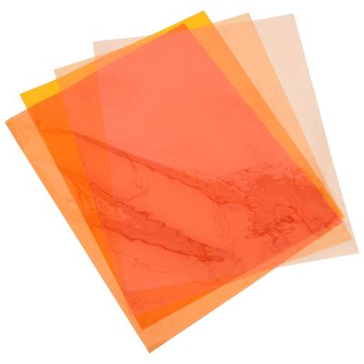 ARTIBETTER 4pcs Light Filters Photography Supplies for Film Production Stage Performance Lightweight Steady Color Temperature Versatile Lighting Effects
