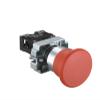 KKFAUS Button Switch self Reset XB2 Small Mushroom Head Emergency Stop 22mm knob Key Start inching Power on XB2-BS542 XB2-BA31 XB2-BA42 (Color : XB2-BC42 red) view 1