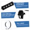 Hemoton 2pcs Adjustable Led Ring Light for Video Conferencing and Photography Portable Webcam Light Clip for Remote Work Streaming and Interviews view 2