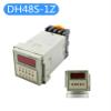 KKFAUS DH48S-1Z Digital LED Programmable Timer Time Relay Switch DH48S 0.01S-9999H DIN Rail AC110V 220V DC 12V 24V with Socket Base (Size : AC 110V) view 2