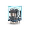 KKFAUS Intermediate Relay HH54P MY4NJ Micro Small Electromagnetic Relay AC/DC 12V 24V AC110V 220V 380V with 14 pins Socket Base PYF14A (Size : DC 12V) view 4