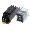 KKFAUS 12V 24V 36V 110V 220V 380V DC/AC 10A 8PIN Coil Power Relay DPDT LY2NJ HH62P HHC68A-2Z with Socket Base (Size : DC 24V) view 1