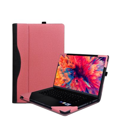 16 inch Laptop Case Cover for HP EliteBook 860/865 G9 G10 Sleeve & ZBook Firefly,Detachable PU Leather Protective Shell Bag with Pen Holder (Pink)