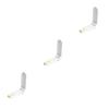 NOLITOY 3pcs Portable USB Rechargeable Makeup Mirror Led Light Foldable Design for Home Travel Compact Night Lamp and Cosmetic Tool White view 1