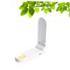 NOLITOY 3pcs Portable USB Rechargeable Makeup Mirror Led Light Foldable Design for Home Travel Compact Night Lamp and Cosmetic Tool White view 2