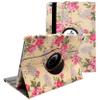 Wireless City 360 Rotation Case Fit to iPad 9.7 Inch 2018 2017/ fit iPad Air 2 Case -360-Degree Rotating Stand Protective Cover Smart Case with Auto Sleep/Wake 5th/6th Gen (Pink Flower Design) view 1