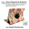 Wireless City 360 Rotation Case Fit to iPad 9.7 Inch 2018 2017/ fit iPad Air 2 Case -360-Degree Rotating Stand Protective Cover Smart Case with Auto Sleep/Wake 5th/6th Gen (Pink Flower Design) view 2