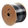 1000 FT CAT 6 Double Jacket CABLE COMMERCIAL GRADE DIRECT BURIAL OUTDOOR UP to 10 Gbps SPEED - Cat6 WIRE Shielded - 1000ft Black view 1
