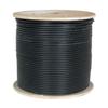 1000 FT CAT 6 Double Jacket CABLE COMMERCIAL GRADE DIRECT BURIAL OUTDOOR UP to 10 Gbps SPEED - Cat6 WIRE Shielded - 1000ft Black view 3