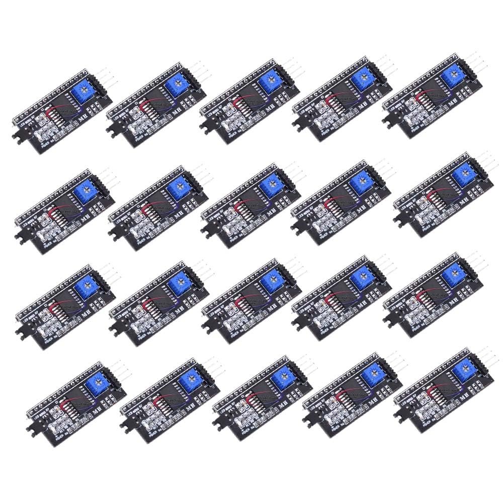 Reland Sun 20pcs LCD Adapter Board Module TWI SPI Serial Interface DC 5V 2004 LCD