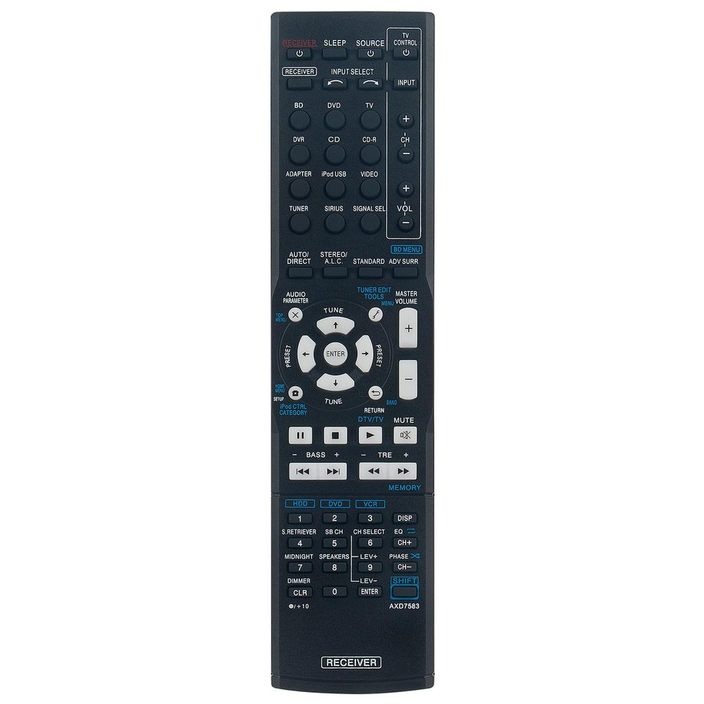 ECONTROLLY AXD7583 Replacement Reciever Remote Commander Compatible for Pioneer Stereo AV Receiver VSX-920 VSX-820 VSX-820-K VSX-820-S VSX-920-K VSX820 VSX920 VSX820K VSX820S VSX920K