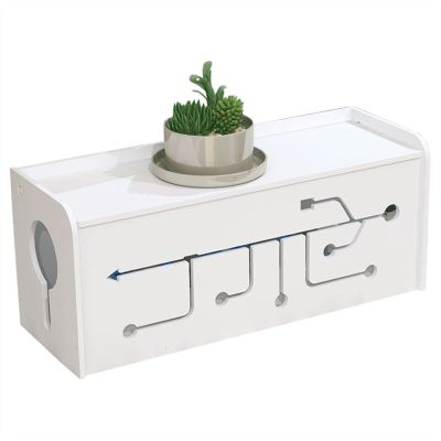 Cable Organizer Box Wire Storage Box Desktop Cable Organizer Storage Box Power Supply Board and Socket Storage Box Used to Hide Cables and Power Strips Household Accessories Cable Management Box