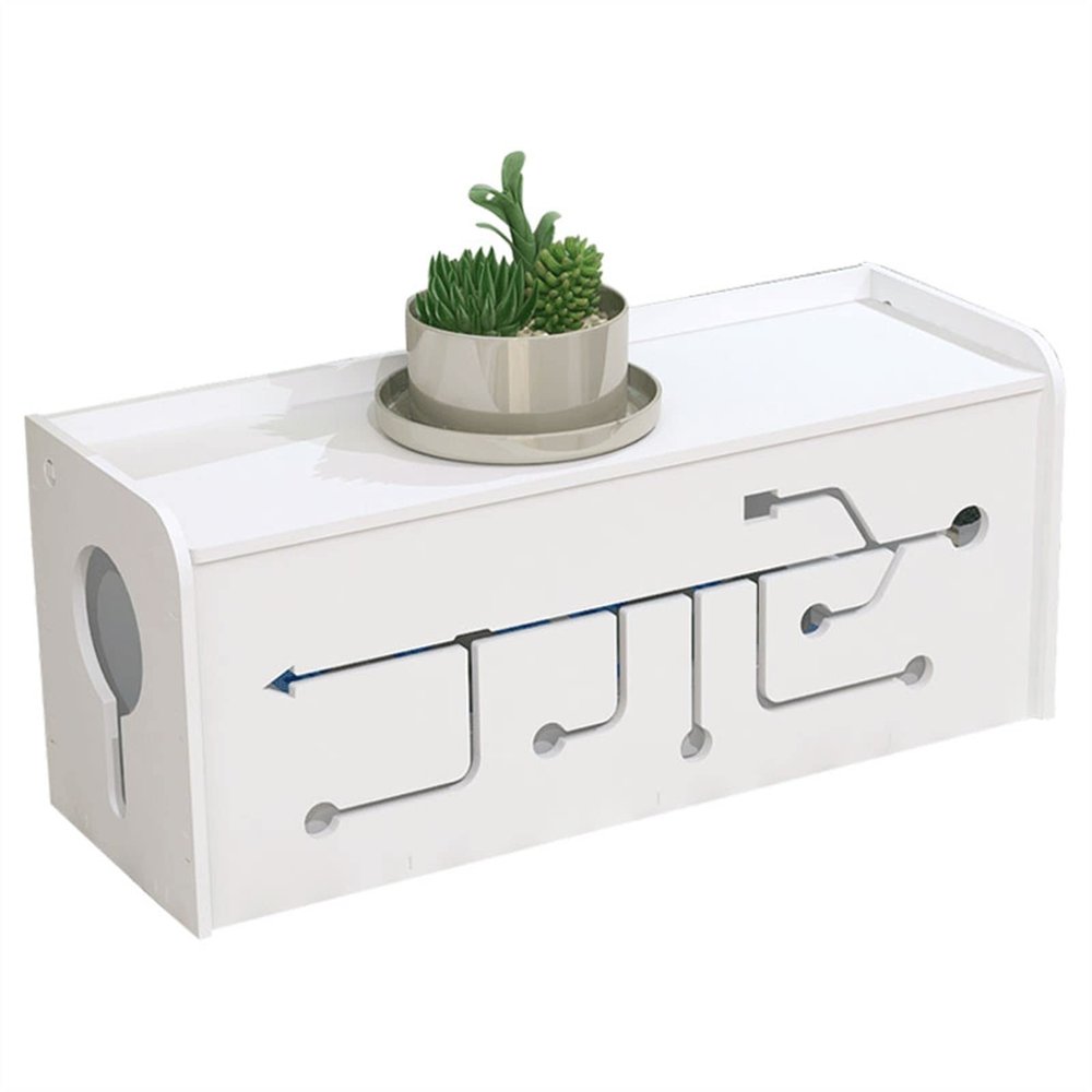 Cable Organizer Box Wire Storage Box Desktop Cable Organizer Storage Box Power Supply Board and Socket Storage Box Used to Hide Cables and Power Strips Household Accessories Cable Management Box