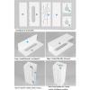 Cable Organizer Box Wire Storage Box Desktop Cable Organizer Storage Box Power Supply Board and Socket Storage Box Used to Hide Cables and Power Strips Household Accessories Cable Management Box view 3