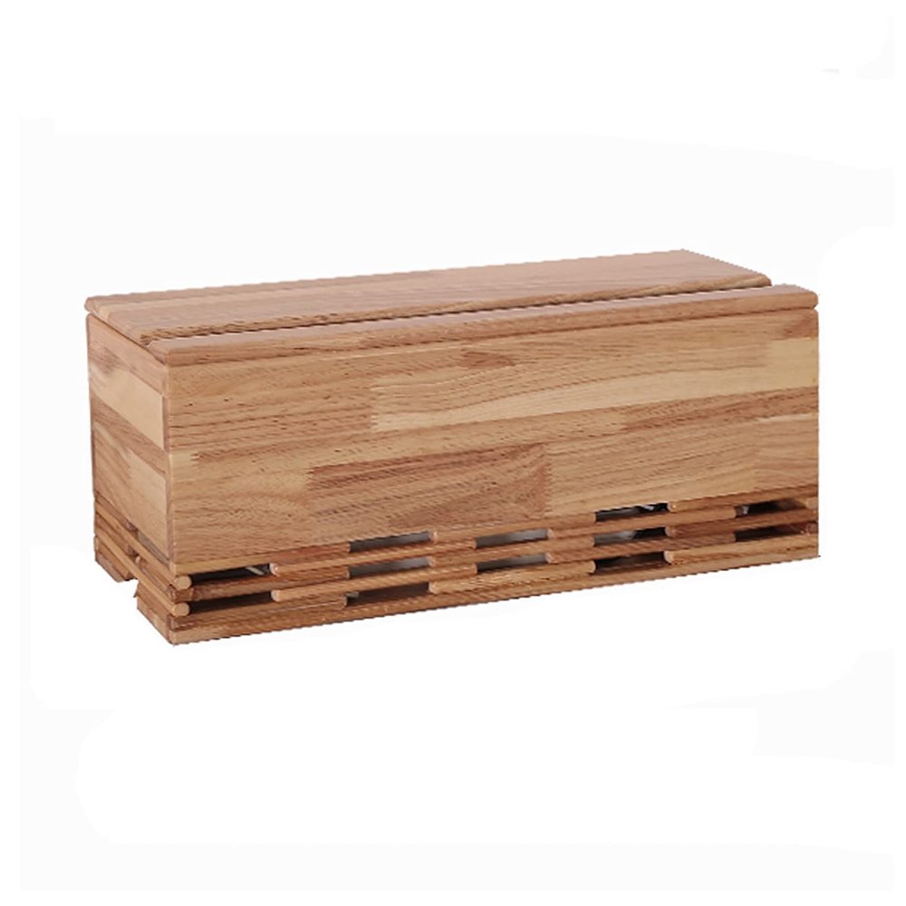 WAOCEO Cable Organizer Box Wooden Cord Organizer Cable Tidy Box Large Storage Wires Keeper Holder to Hide and Organize Electrical Cords, Surge Protection and Children Safety Cable Management Box