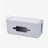 Cable Organizer Box Cable Management Storage Box Power Socket Case Holder Hollow Wire Cord Safety Tidy Organizer Display Container Organizador Cable Management Box view 2